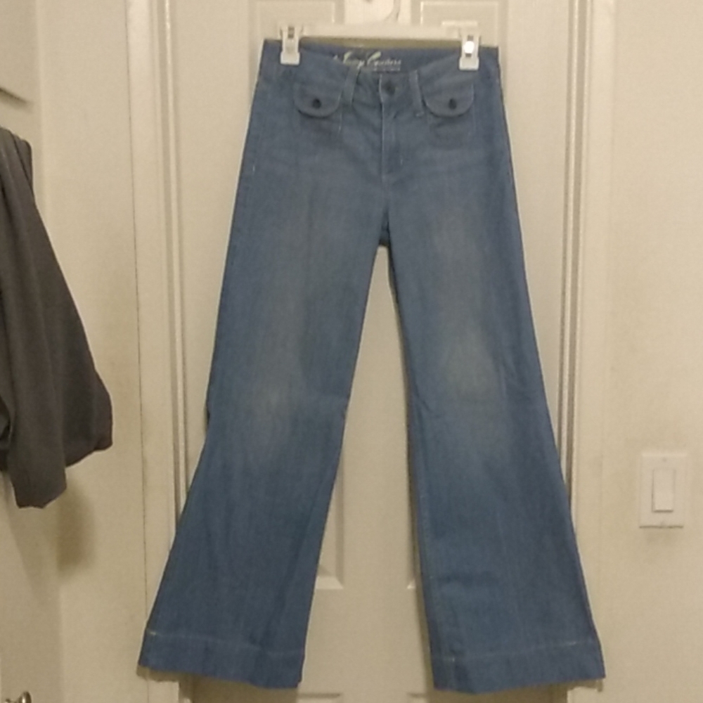 Juicy Couture wide leg denim jeans